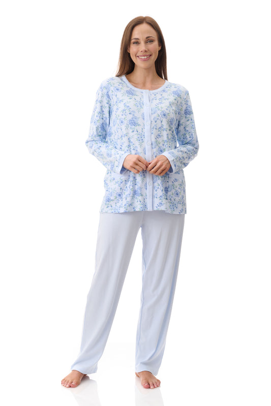 GIVONI:  LK Mira Print Detail Long Pyjama
