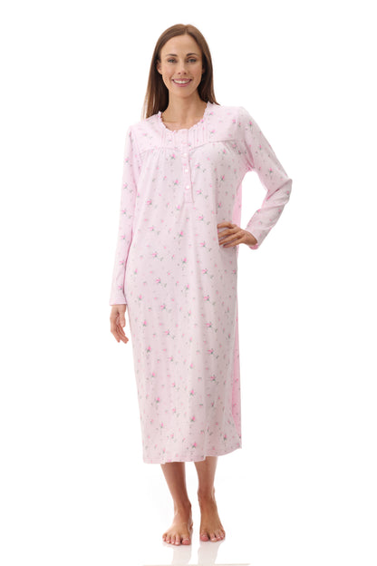 GIVONI:  LK Yana Print Mid Length Nightie