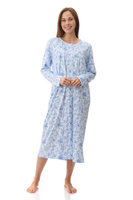 GIVONI:  LK Mira Print Mid Length Nightie