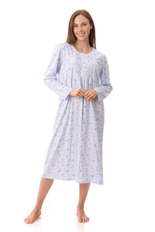 GIVONI LP Poppy Mid Length Nightie Cotton