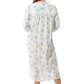 GIVONI:  LP Xion Print Mid Length Nightie