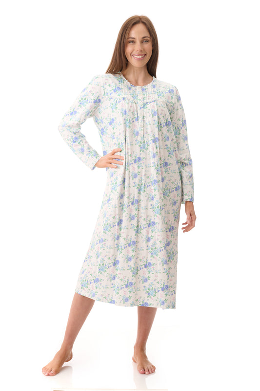 GIVONI:  LP Xion Print Mid Length Nightie