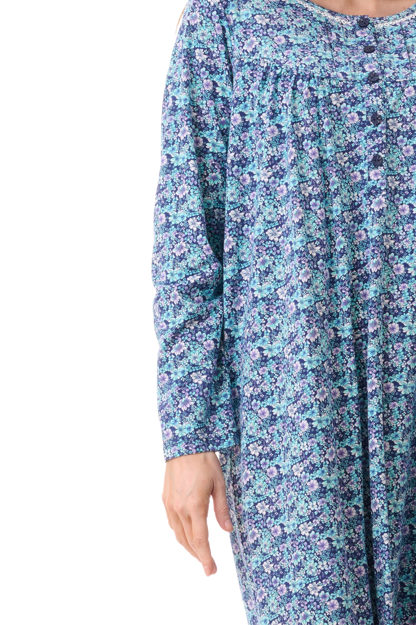 GIVONI:  LP Jada Print Mid Length Nightie
