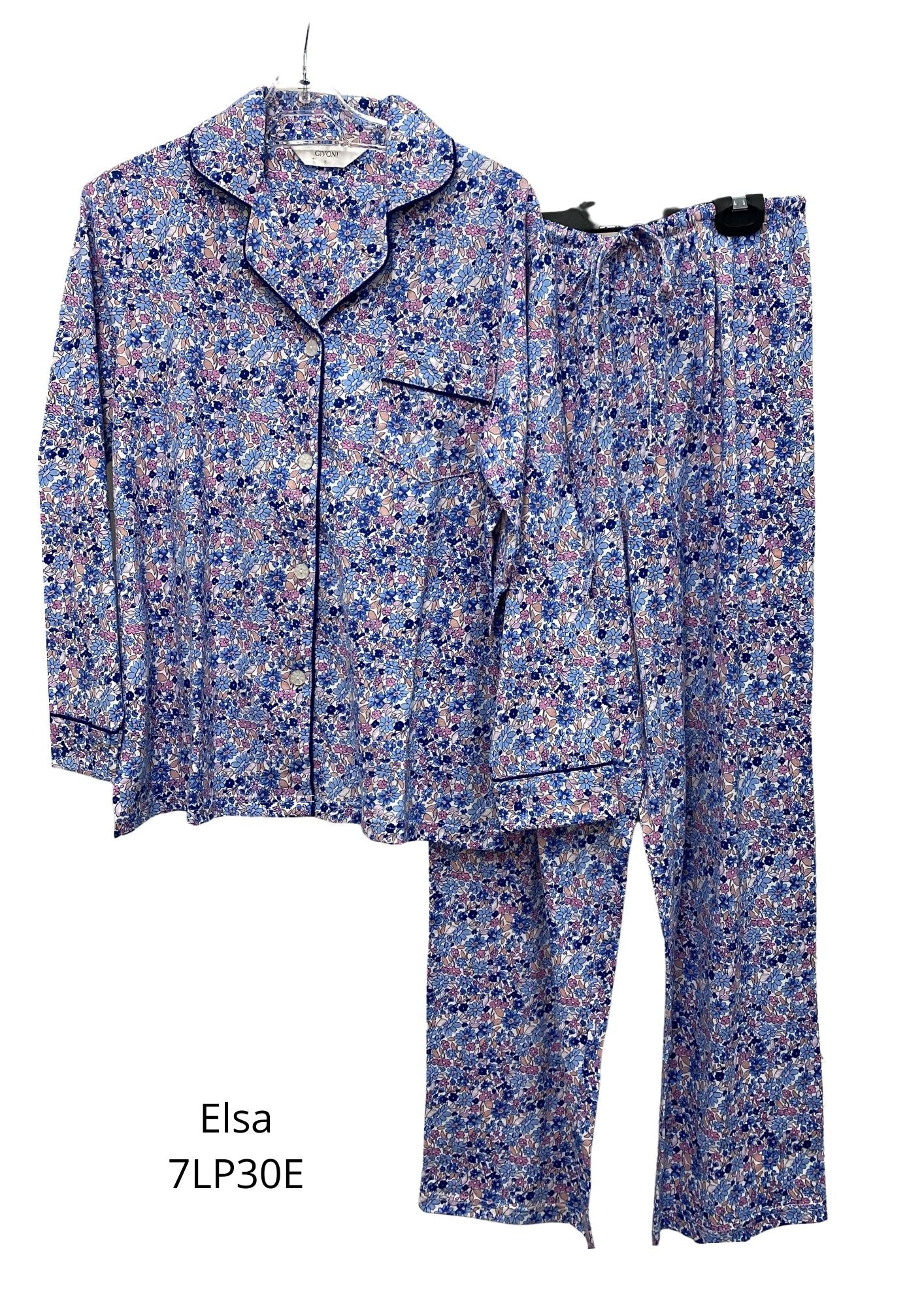 Givoni:  Long Pyjama PJ's Cotton 'Elsa'