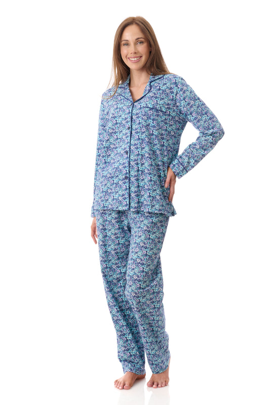 GIVONI:  LP Jada Print Detail Long Pyjama