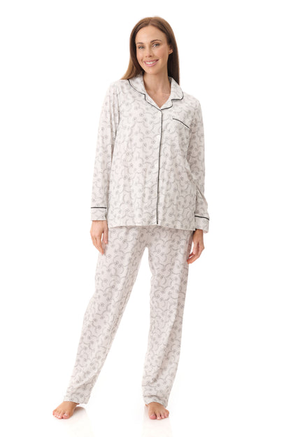 GIVONI:  LP Nadia Print Long Pyjama