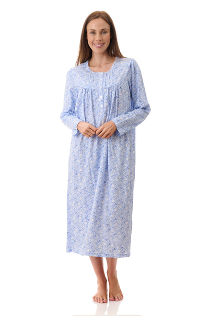 GIVONI:  LP Katie Print Mid Length Nightie
