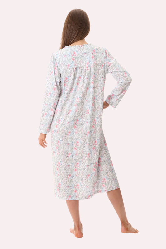 GIVONI LP Vicky Mid Length Nightie Cotton