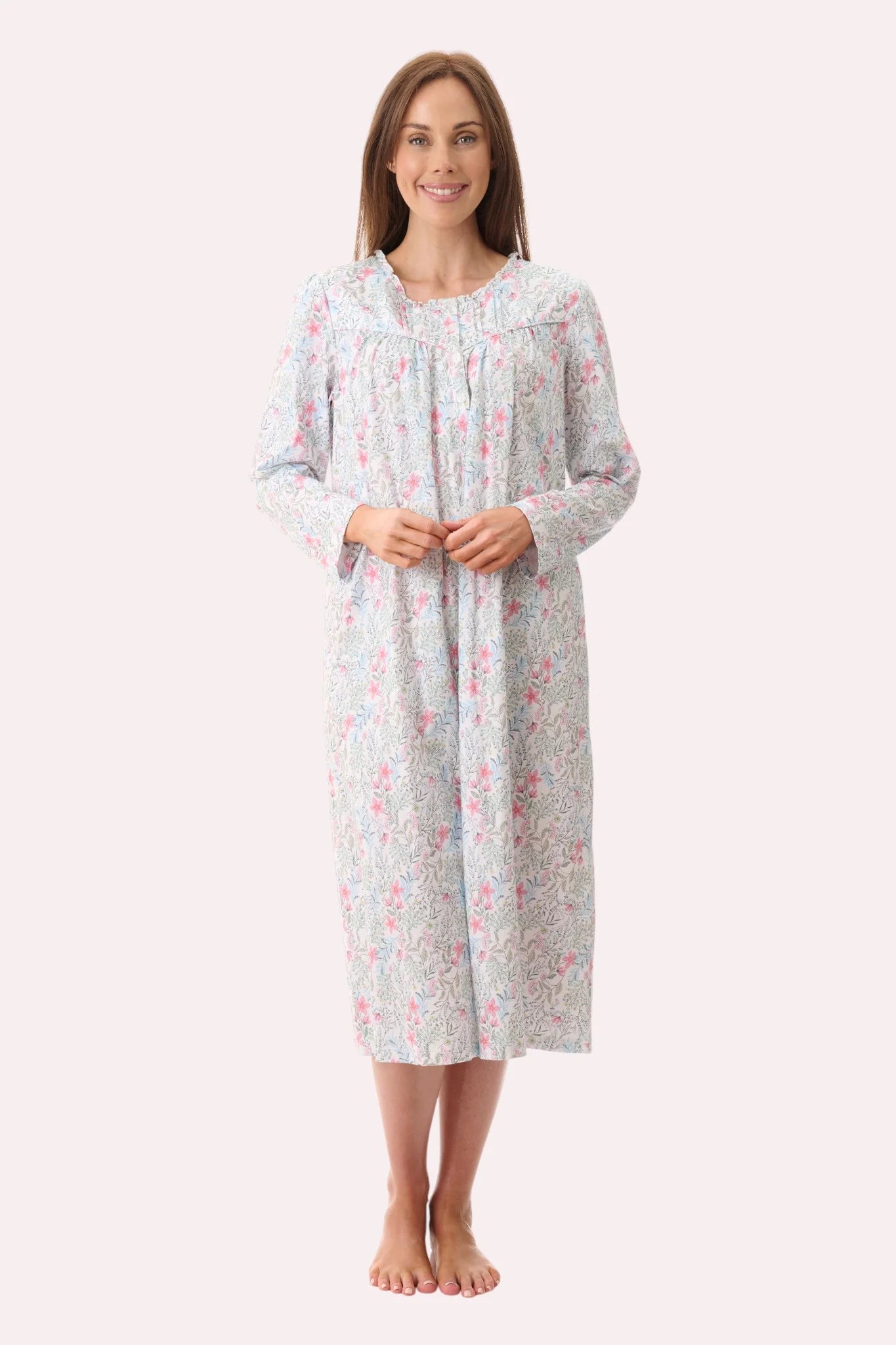 GIVONI LP Vicky Mid Length Nightie Cotton