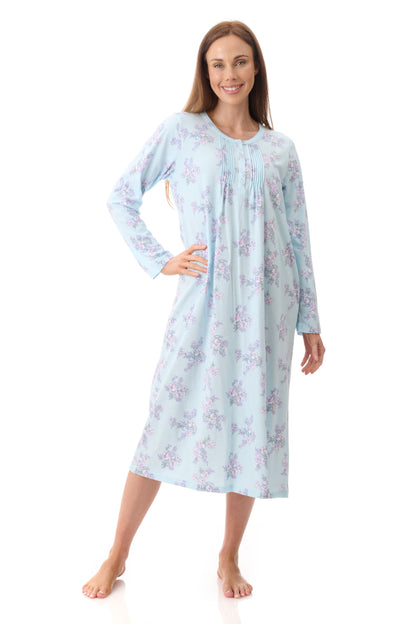 GIVONI:  LP Leah Print Mid Length Nightie