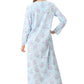 GIVONI:  LP Leah Print Long Length Nightie