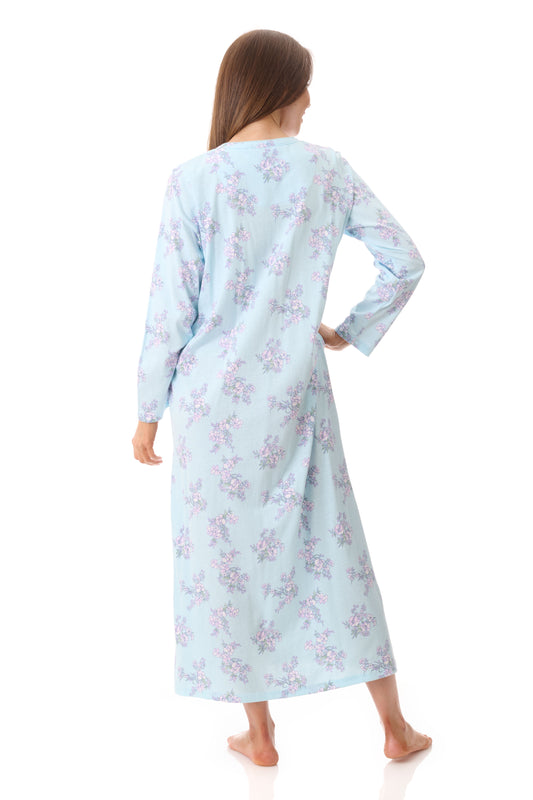 GIVONI:  LP Leah Print Long Length Nightie
