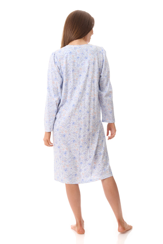 GIVONI:  LP Poppy Print Short Length Nightie