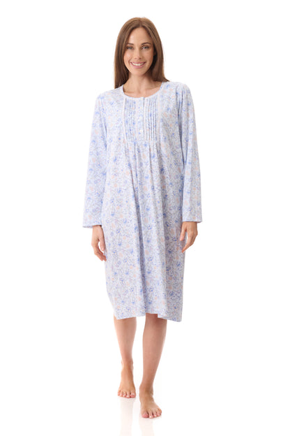 GIVONI:  LP Poppy Print Short Length Nightie