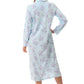 GIVONI:  LP Leah Print Mid Length Collared Nightie