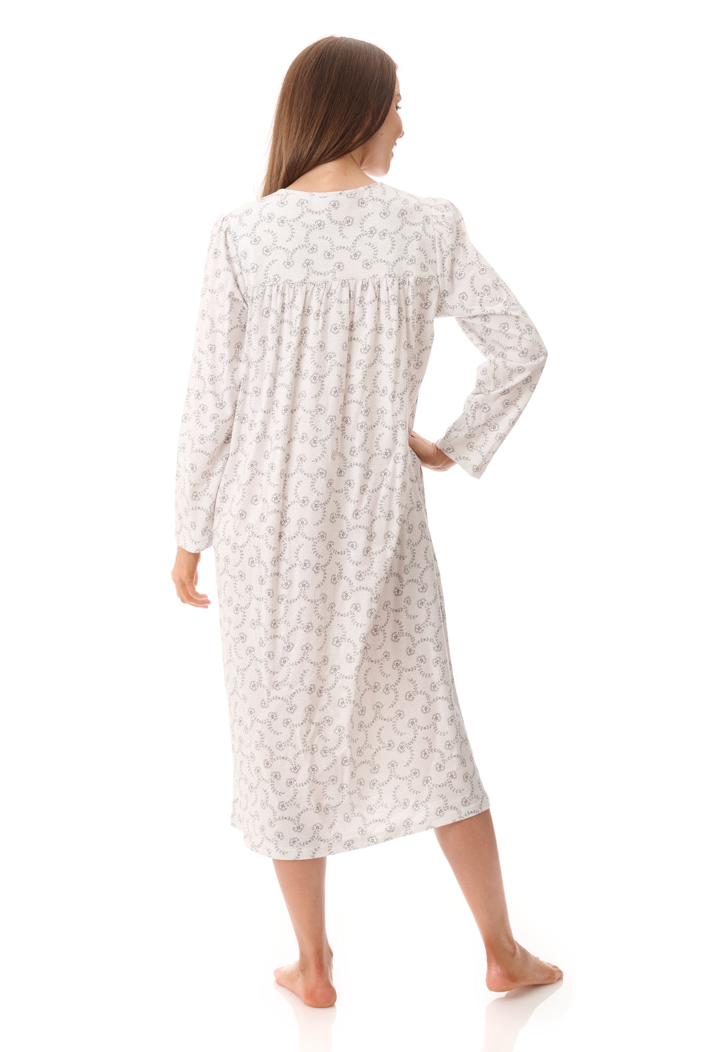 GIVONI:  LP Nadia Print Mid Length Nightie #2