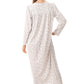 GIVONI:  LP Nadia Print Long Length Nightie