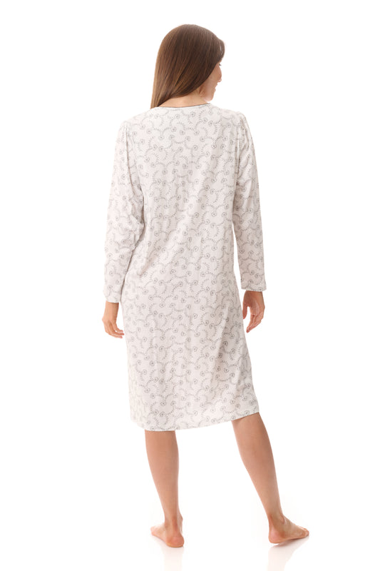 GIVONI:  LP Nadia Print Short Length Nightie