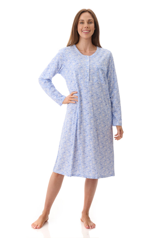 GIVONI:  LP Katie Print Short Length Nightie