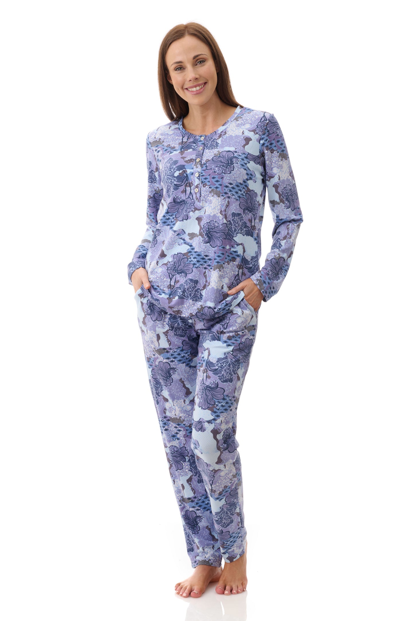 GIVONI:  LZ Holly Print Long Pant Pyjama
