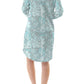 Givoni:  Short Length Sleepshirt Nightie Aqua Knit 'Zari'