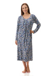 GIVONI:  PP Ariel Print Mid Length Nightie