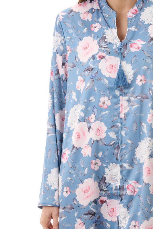 GIVONI PY Jaclyn Long Zip Dressing Gown