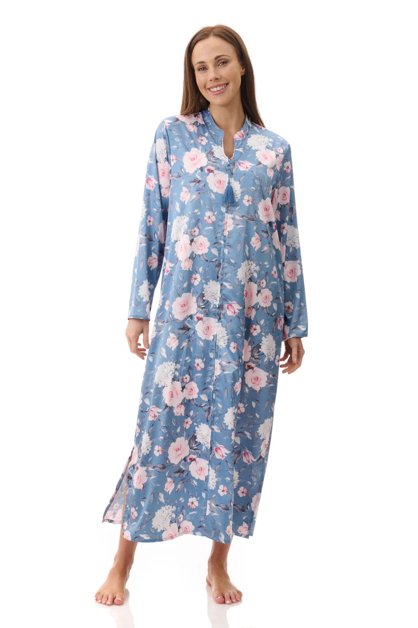 GIVONI PY Jaclyn Long Zip Dressing Gown