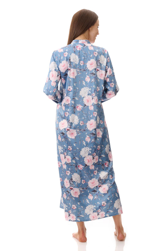 GIVONI - Jaclyn Long Zip Dressing Gown