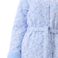 GIVONI:  LP Katie Print Mid Length Quilted Gown