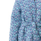 GIVONI:  LP Jada Print Long Length Quilted Gown