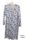 Givoni:  Long Nightie Long Sleeves V Neck Jacquard Jersey 'Parker'