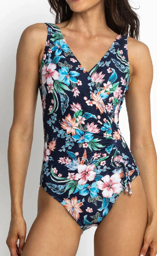 Jantzen: Koh Lipe Gathered Surplice One Piece Bather