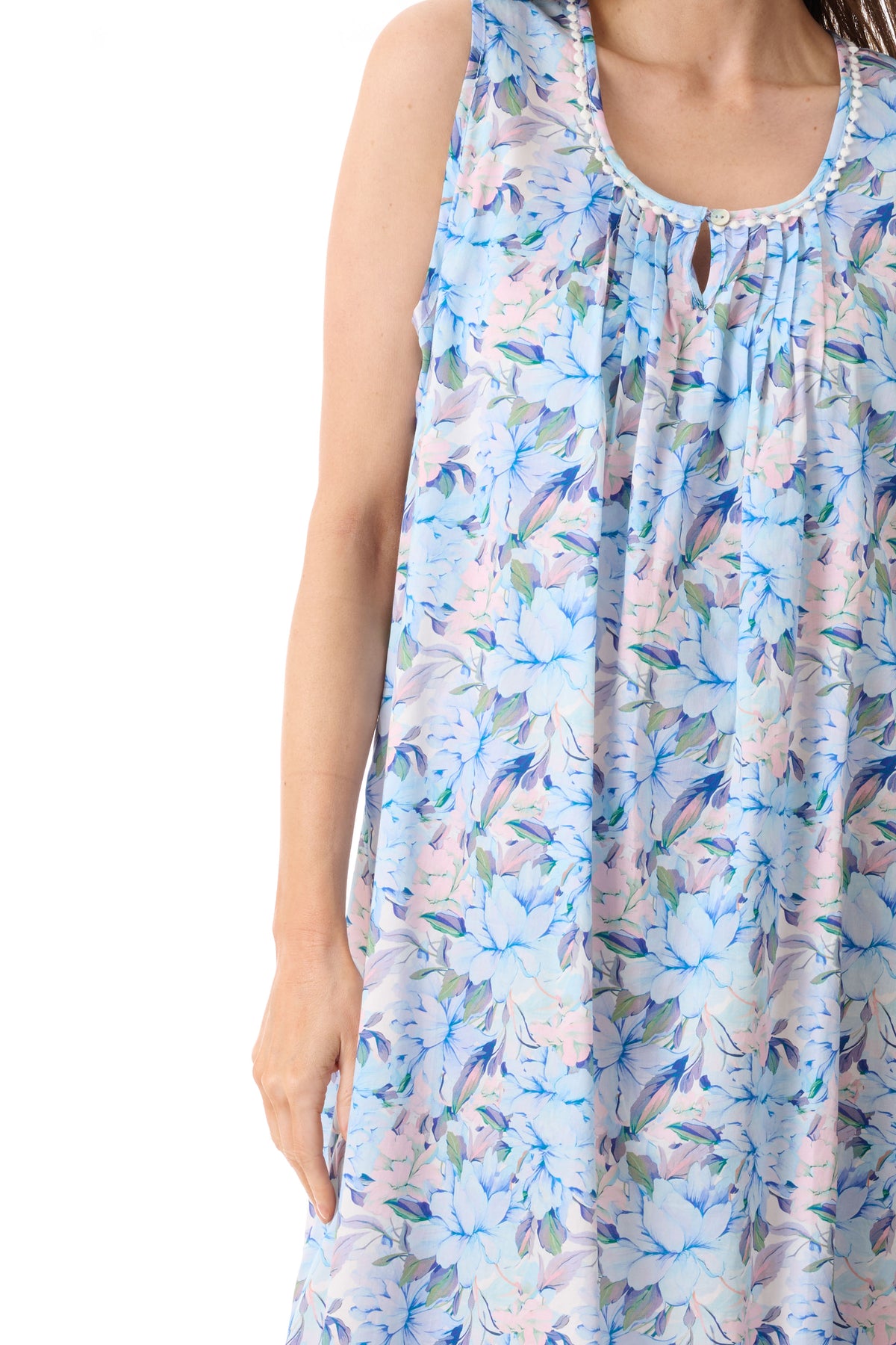 GIVONI - Bari Sleeveless Mid Length Nightie
