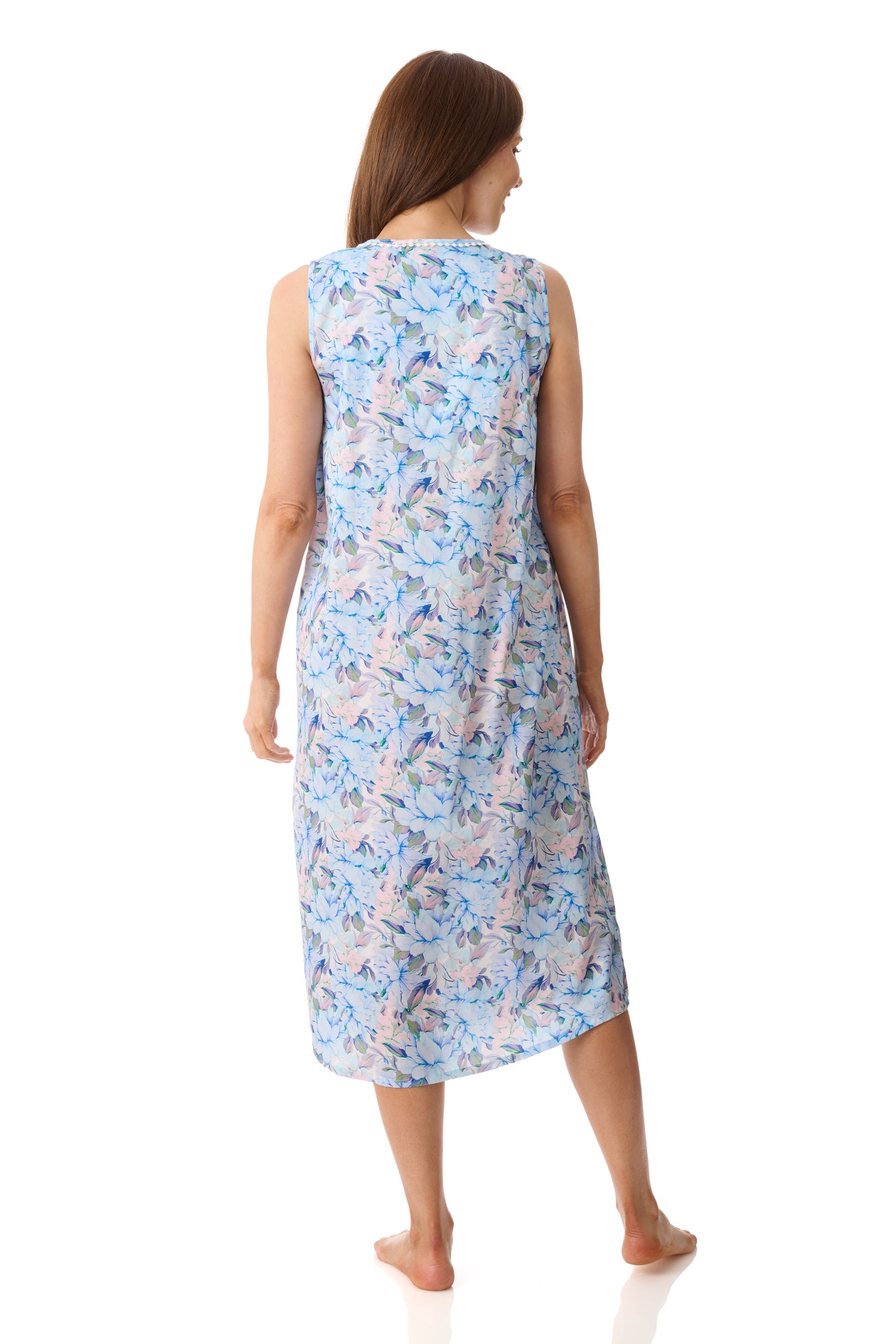 GIVONI - Bari Sleeveless Mid Length Nightie