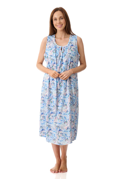 GIVONI - Bari Sleeveless Mid Length Nightie