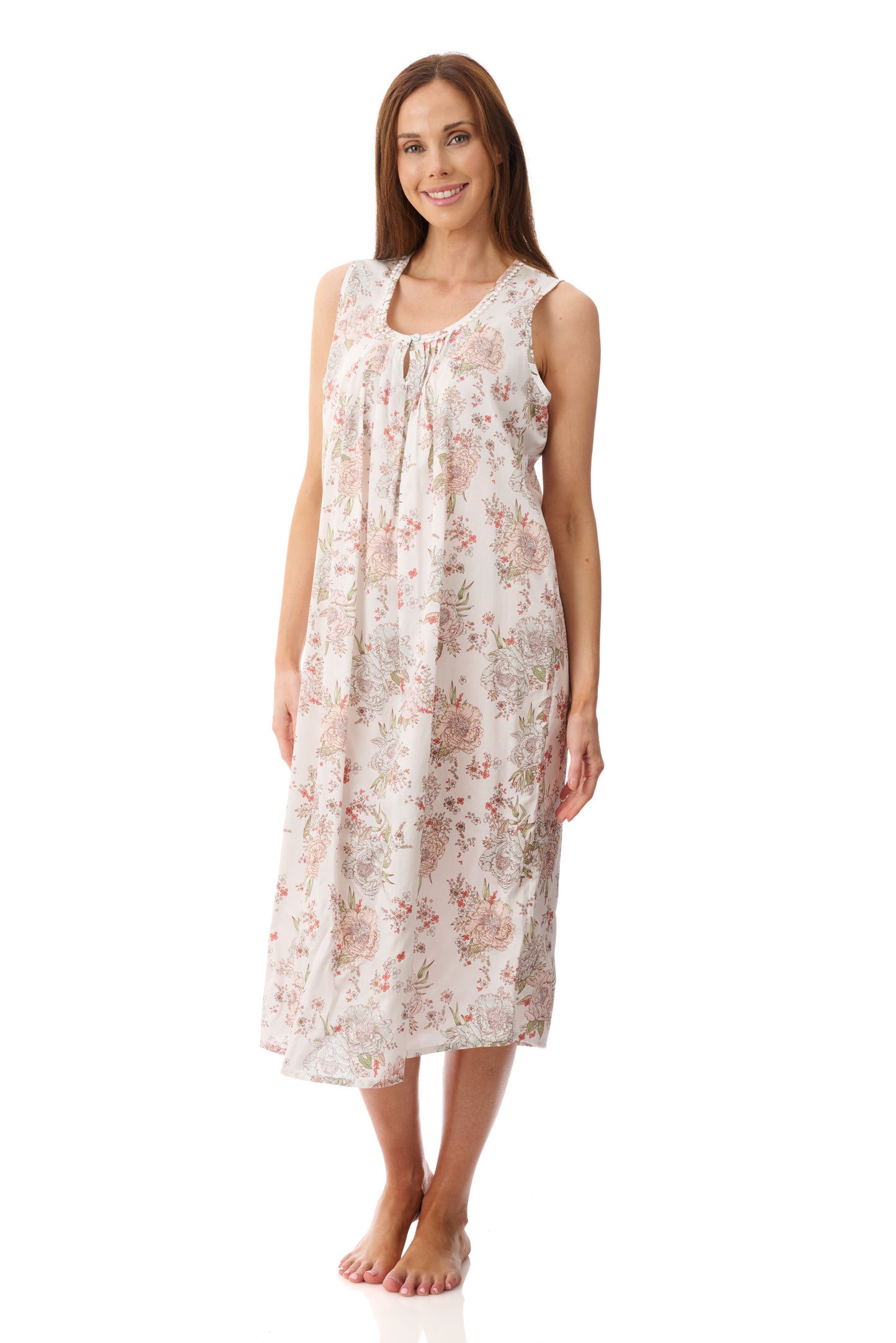 GIVONI - Dolce Sleeveless Mid Length Nightie