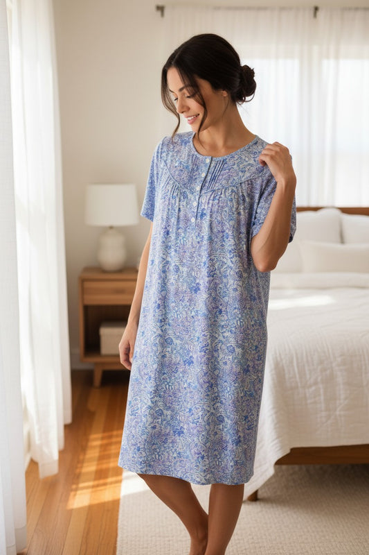 GIVONI - Luca Short Sleeve Short Nightie