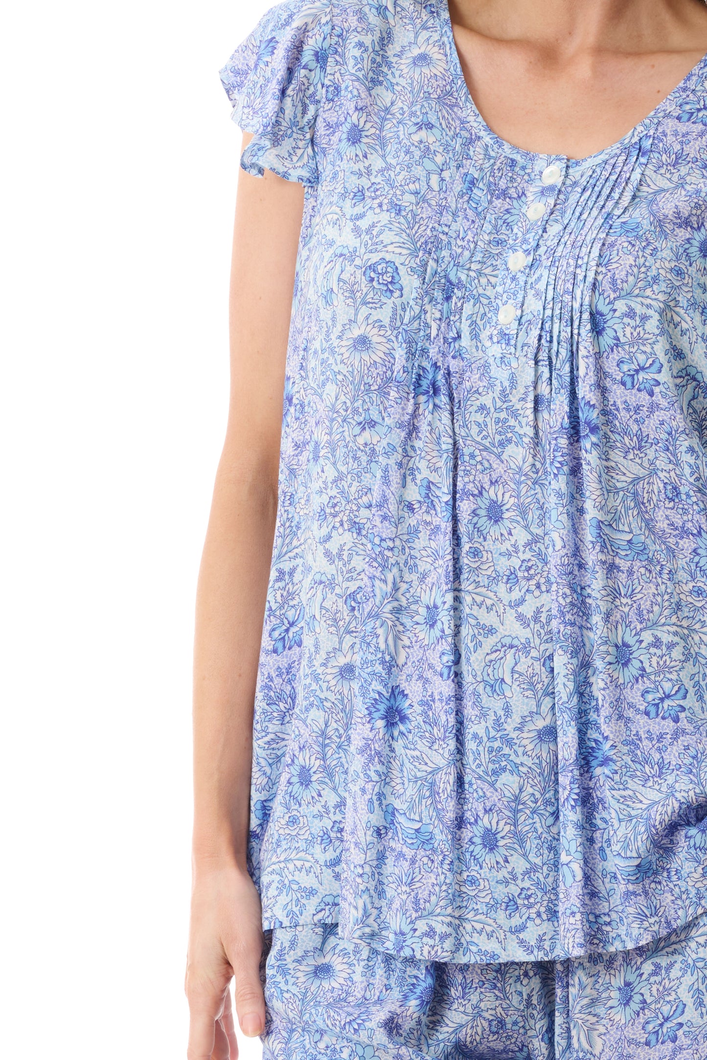 GIVONI - Luca Flutter Sleeve Capri Pyjamas