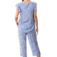 GIVONI - Luca Flutter Sleeve Capri Pyjamas