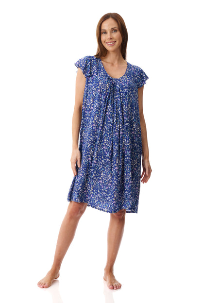 GIVONI - Elba Flutter Sleeve Short Nightie