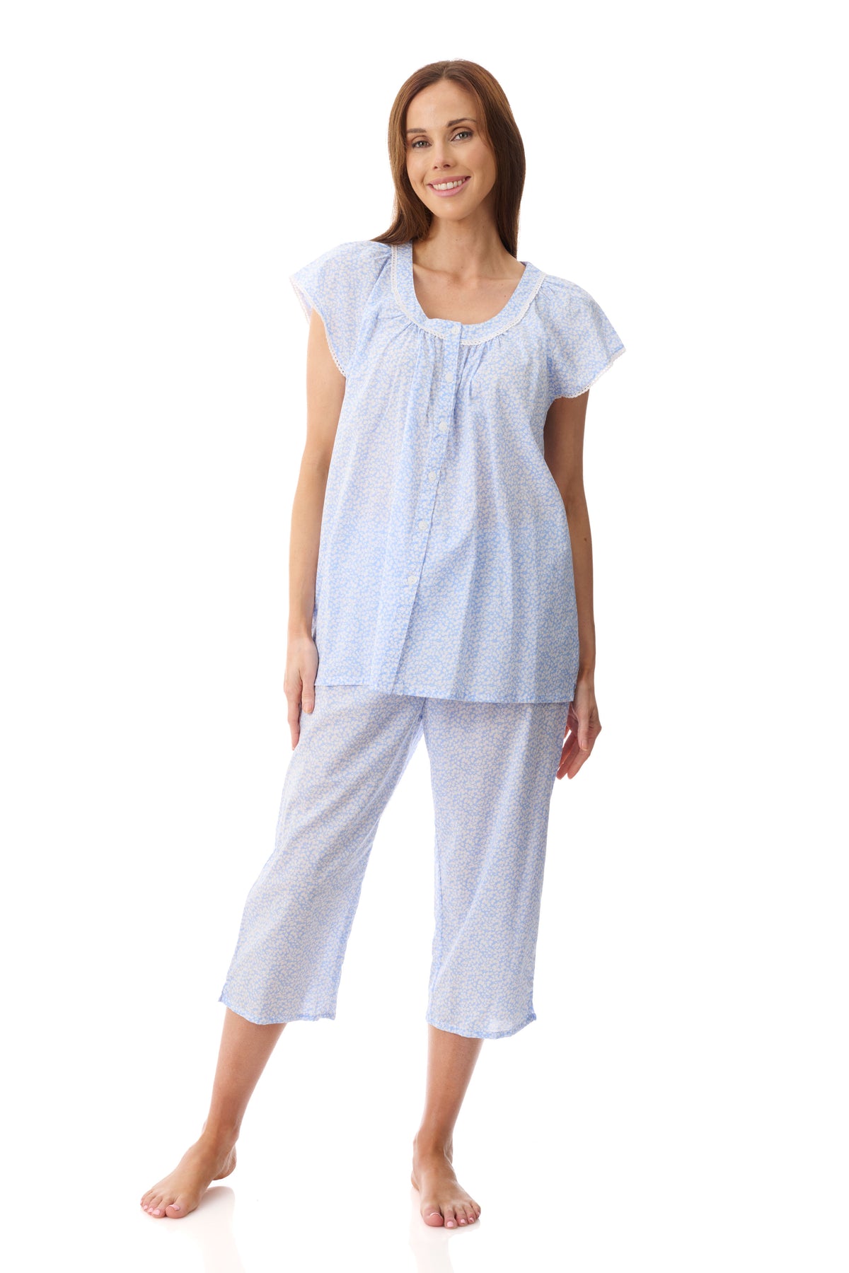 GIVONI - Halle Cap Sleeve Capri Pyjama