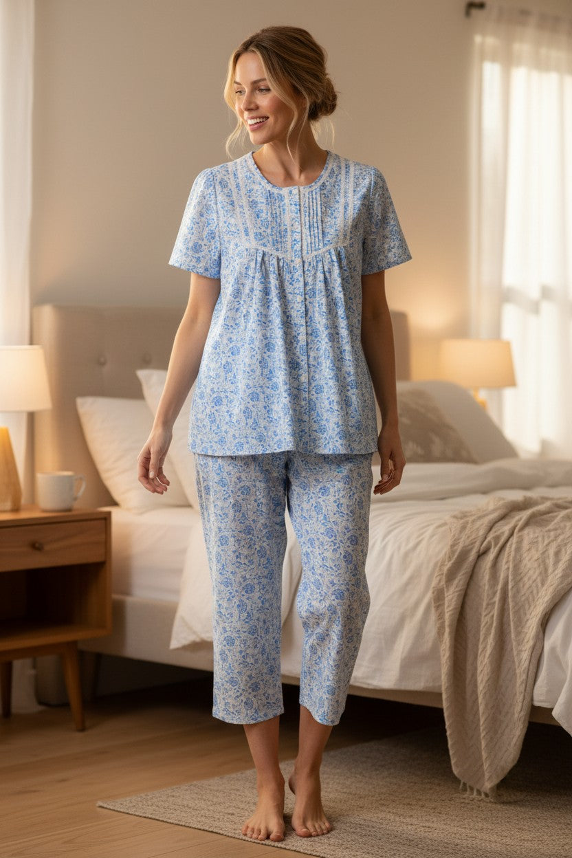 GIVONI - Jenne Short Sleeve Capri Pyjama