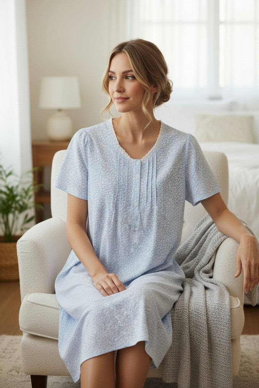 GIVONI - Halle Short Sleeve Short Nightie