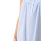 GIVONI - Check Seersucker Woven Sleeveless Short Nightie