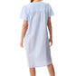 GIVONI - Check Seersucker Woven Short Sleeve Short Nightie