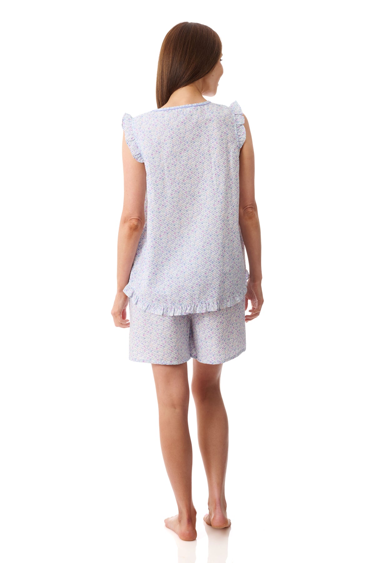 GIVONI - Salerno Seersucker Sleeveless Short Pyjama