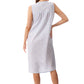 GIVONI - Salerno Seersucker Sleeveless Short Nightie