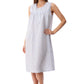 GIVONI - Salerno Seersucker Sleeveless Short Nightie