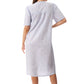 GIVONI - Salerno Seersucker Short Sleeve Brunchcoat